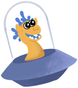 Music monsters spaceship